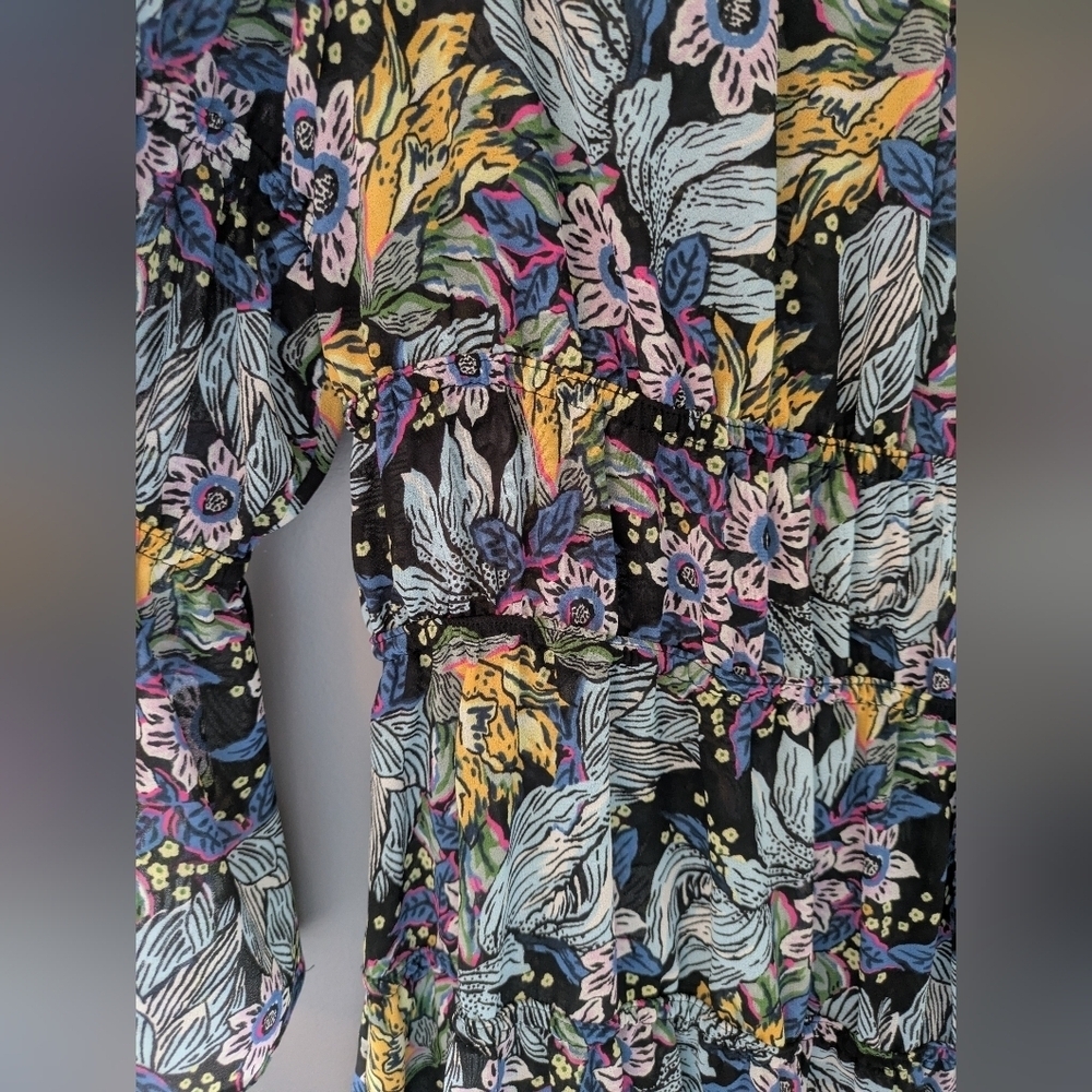 Cinq A Sept Floral Print Women's Dress 2 - Picture 5 of 16